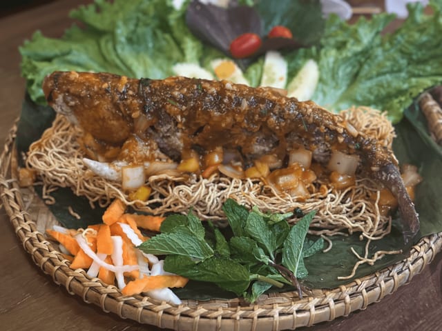 Fried Branzino.